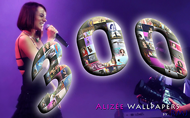 300th Alizée Wallpaper by RMJ - click for information & download options