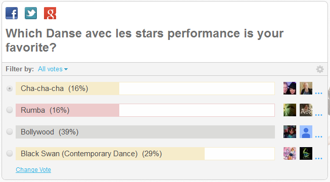 What's your favorite Alizée performance on Danse avec les stars?