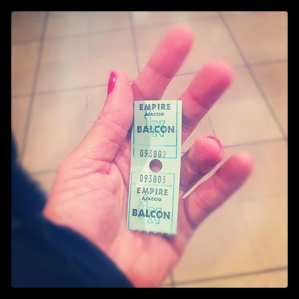 2012-03-14 - Avec les vieux tickets ! #vintage
